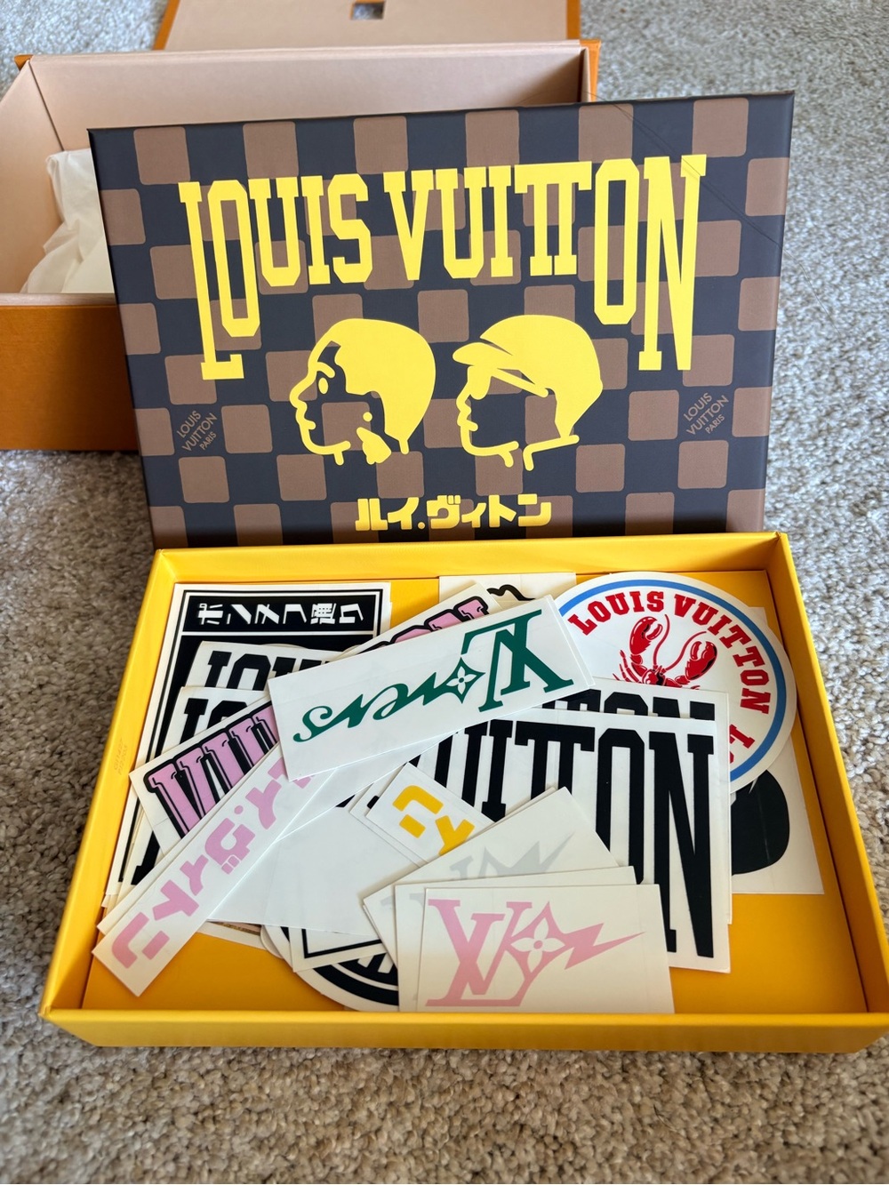 AUTH Louis Vuitton Stickers!